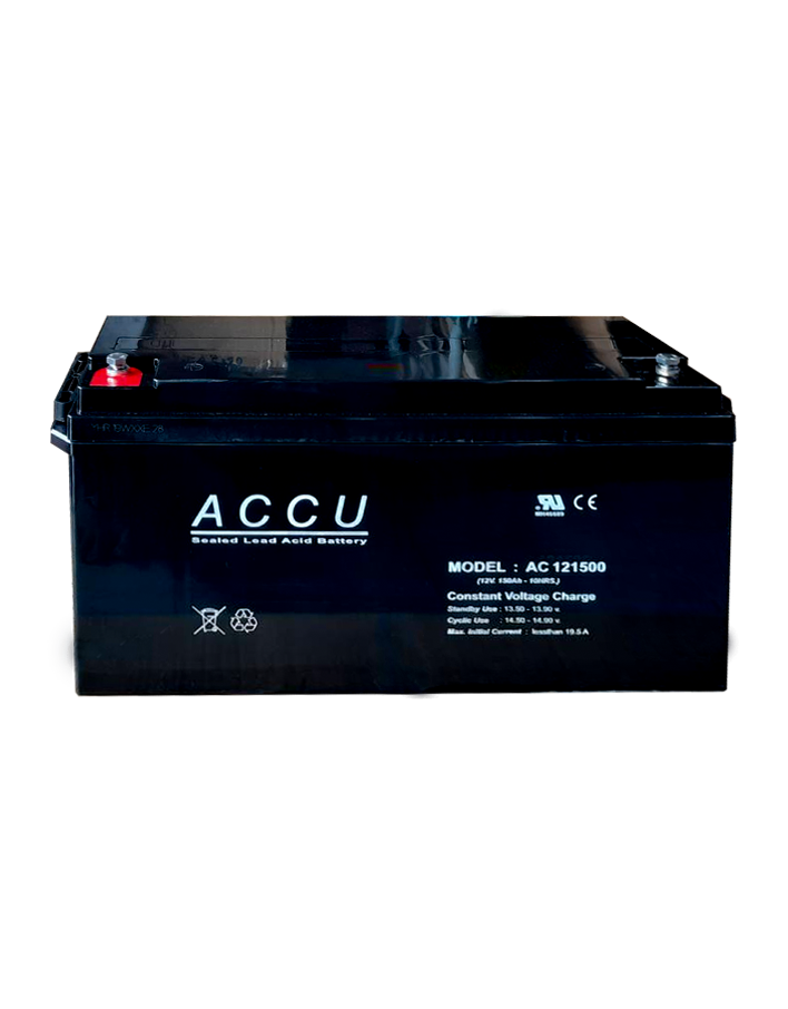 ACCU Battery AC121500 พิกัด 12V 150Ah
