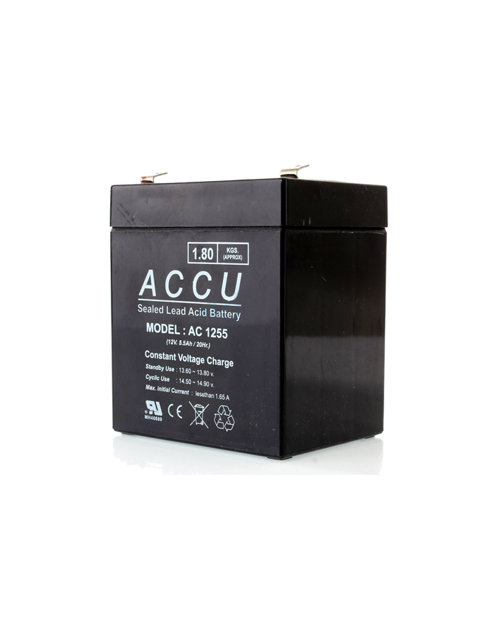ACCU Battery AC1255 พิกัด 12V 5.5Ah